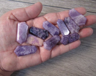 Lepidolite Double Terminated 1 inch + Flat Wand J238