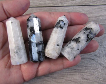 Rainbow Moonstone Obelisk 1.5 inch