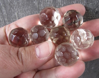 Smoky Quartz Faceted Sphere 0.75 inches + S93