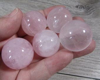 Rose Quartz Stone Sphere 23 to 24 mm S83