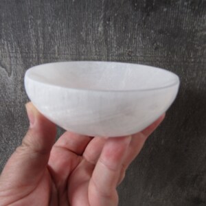 Selenite 3.5 inch approx Crystal Bowl SL27