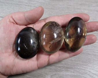 Smoky Quartz Palm Stone M143
