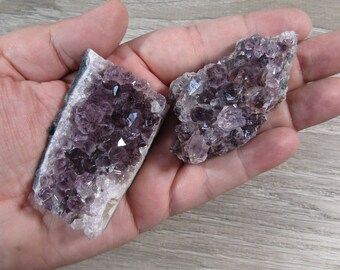 Amethyst Crystal Cluster 2 inch + Stone