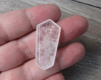 Clear Quartz Double Terminated Flat Wand 1 inch + Crystal