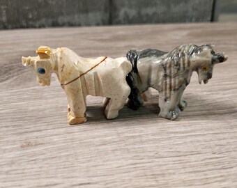 Soapstone Unicorn Shaped Figurine  14027