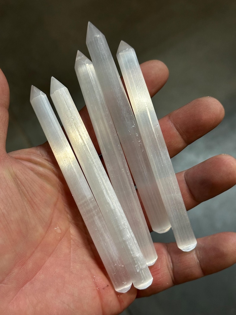 Selenite 5" x 1/2" Pencil Wand image 3