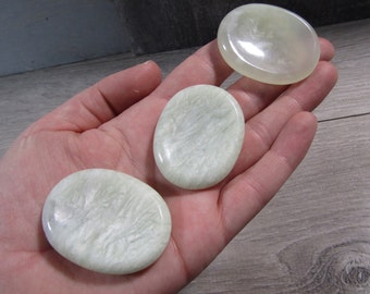 Serpentine Worry Stone Shaped Crystal
