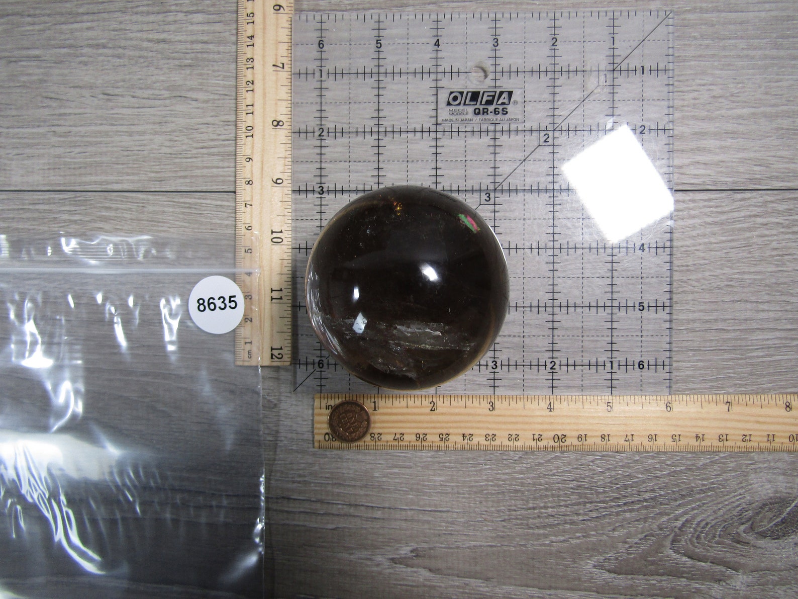 Smoky Quartz Sphere 1 lb 2.2 oz 72 mm 8635 cc Etsy