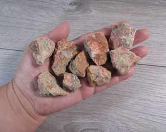 Unakite Raw Medium Chunk U127