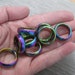 Rainbow Hematite Ring Approx. Size 6-7 M102