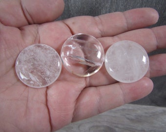 Clear Quartz Disk 1 inch plus M225