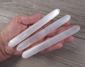 Selenite Round Large 5.5 inch approx Crystal Wand SL26