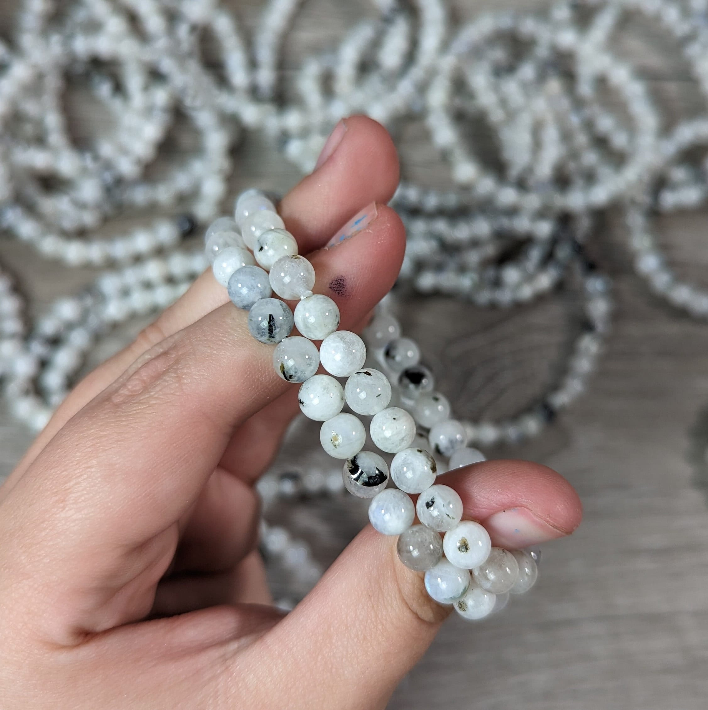 Moonstone Bracelet - 6mm Beads – Eko Deko