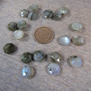 Labradorite Small Faceted Round 8 mm Crystal J141 image 5