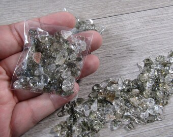 Green Rutilated Quartz Bag of 0.8 oz Stones T296