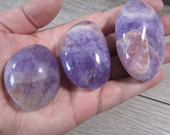 Amethyst Palm Stone 1.75 inch approx Crystal