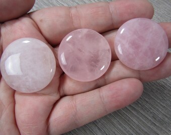 Rose Quartz Disk 1 inch plus M230