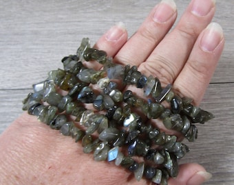 Labradorite Chip Bracelet G141