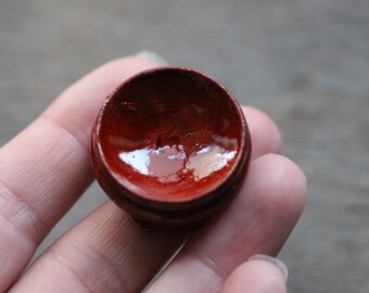 Small Red Wood Sphere Stand for 30-60 mm Sphere Q4