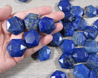 Lapis Stone Shaped Star of David M218
