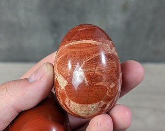 Red Jasper Egg 2 inch approx Shaped Stone