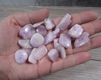 Kunzite 1/2 inch + Tumbled Stone T141