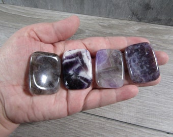 Amethyst Rectangle Worry Stone E126