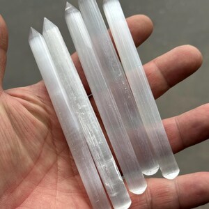 Selenite 5" x 1/2" Pencil Wand image 2