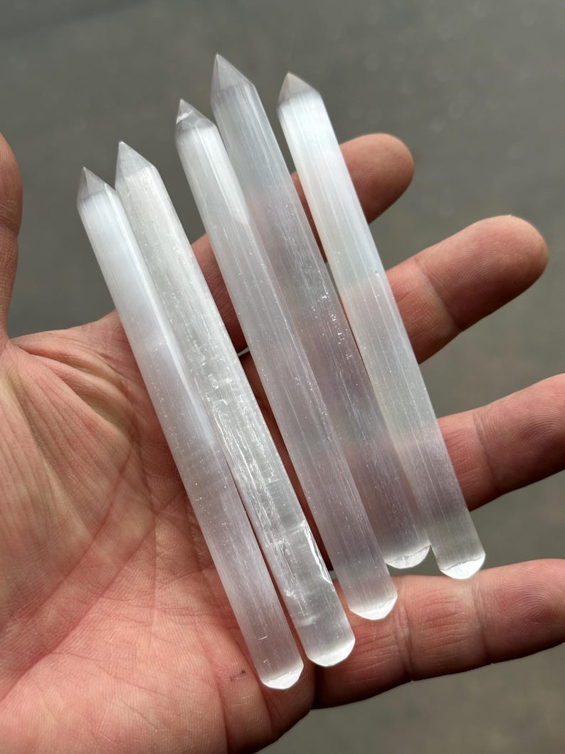 Selenite 5" x 1/2" Pencil Wand image 2