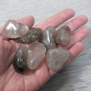 Smoky Quartz 3/4 inch Tumbled Stone T149 image 6