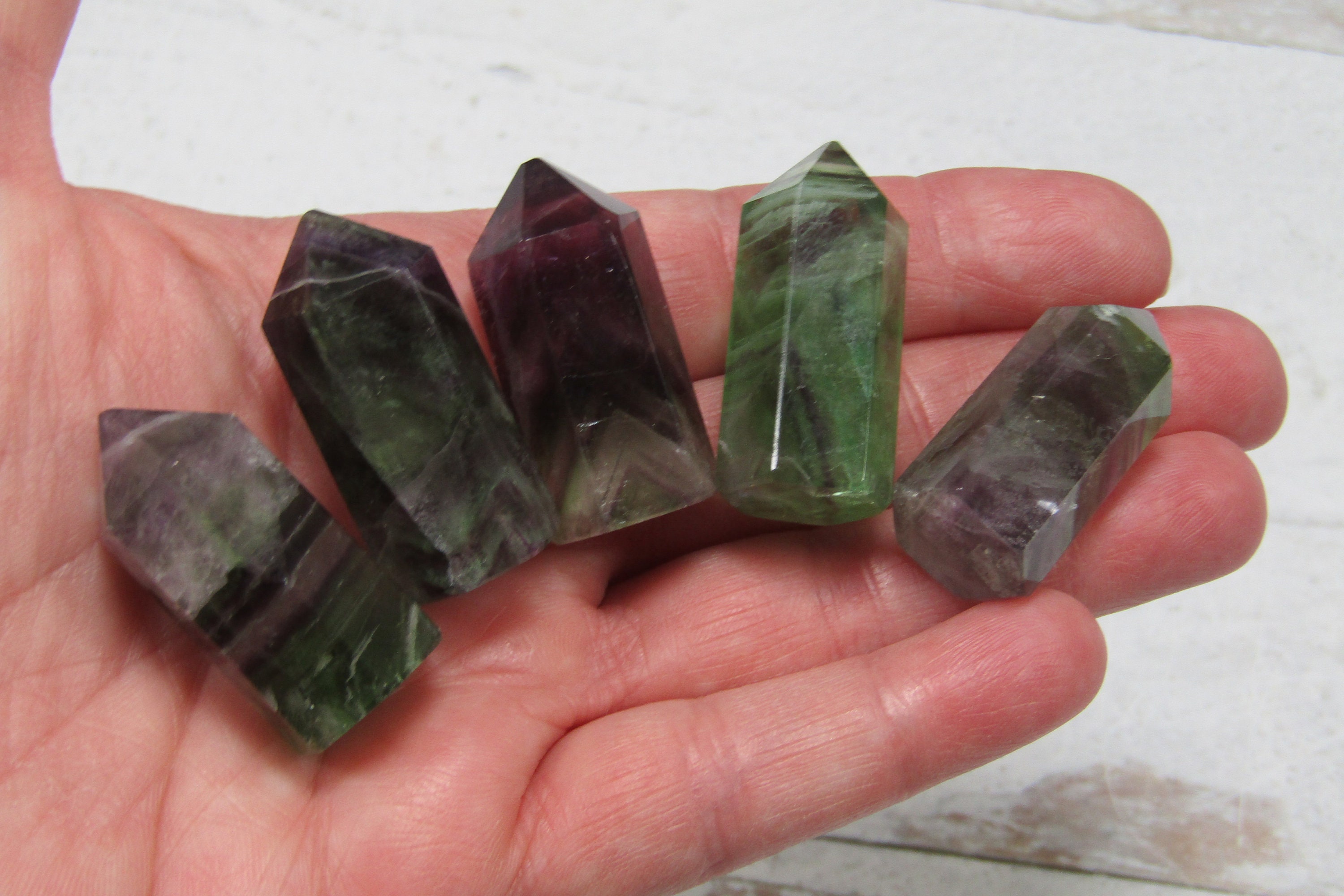 Fluorite Obelisk Point AA3