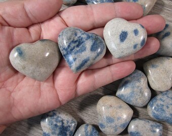 Apatite in Cleavelandite Puffy 36 mm Heart A521
