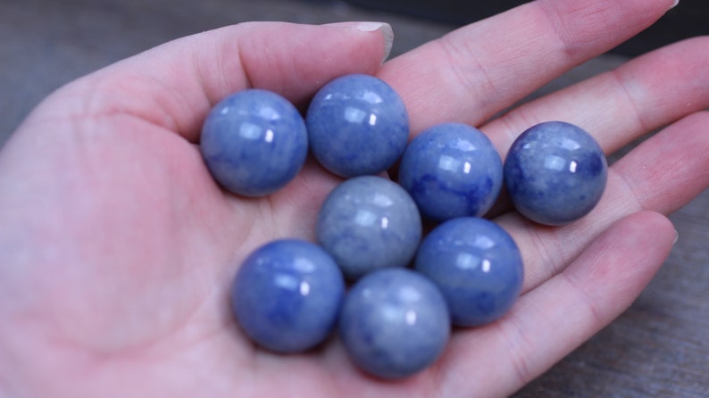 Blue Quartz Sphere 20 mm S40 image 6