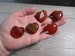 Carnelian Stone Shaped Heart K229 