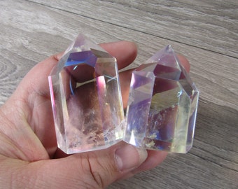 Angel Aura Quartz Obelisk Large Shaped Stone