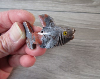 Shark Soapstone Figurine F13