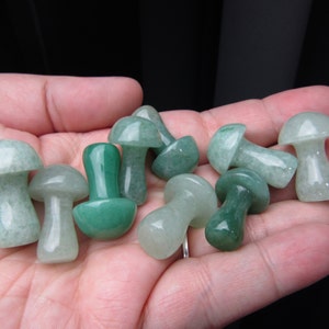 Aventurine Fairy Mushroom Small Shaped Stone image 2