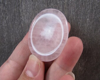 Light Rose Quartz Worry Stone