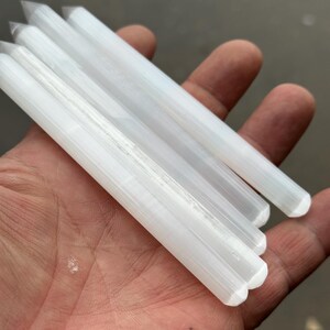 Selenite 5" x 1/2" Pencil Wand image 4