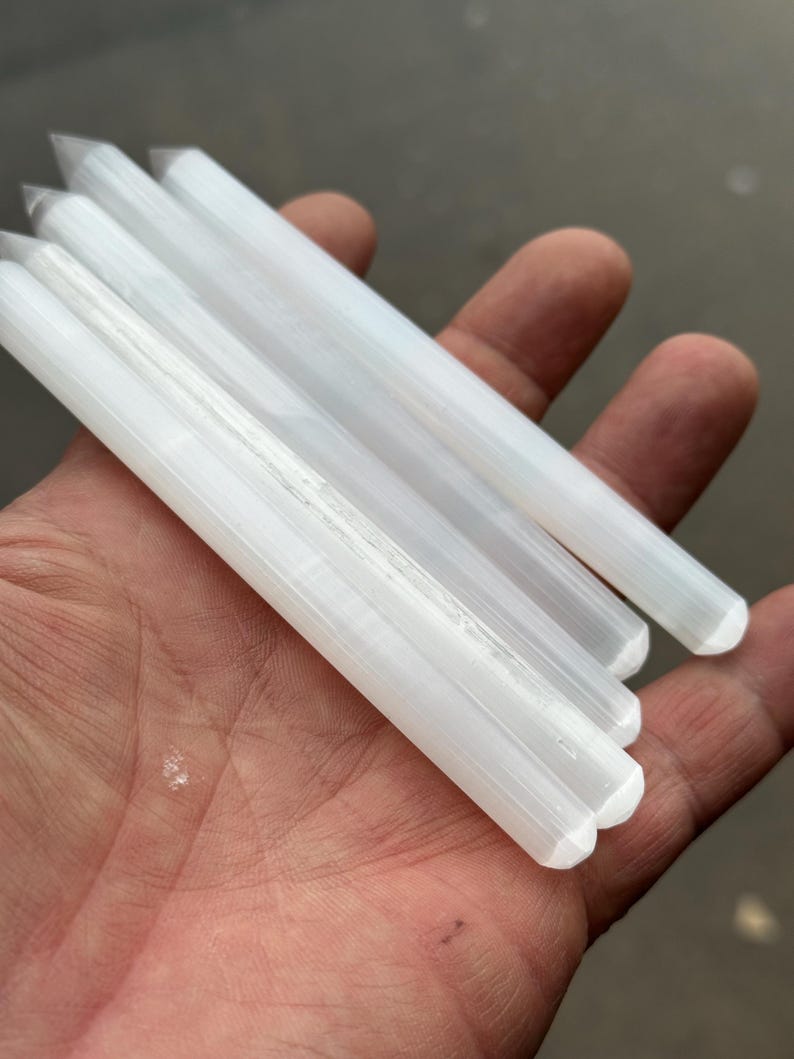 Selenite 5" x 1/2" Pencil Wand image 4