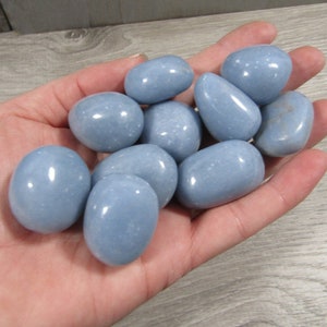 Angelite Large Tumbled Stones T281