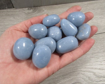 Angelite Large Tumbled Stones T281