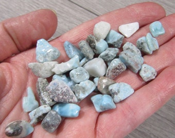 Larimar Tumbled Chips 0.8 ounce Bag