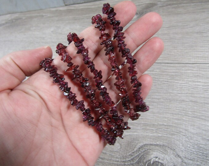 Fluorite Stretchy String Chip Bracelet G110 - Etsy