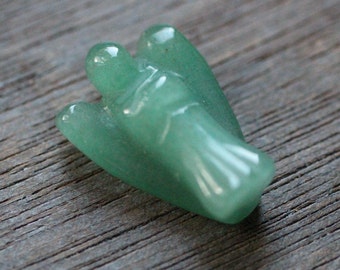 Aventurine Angel Shaped Stone Figurine