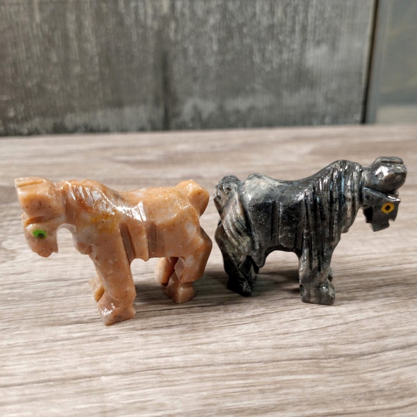 Soapstone Horse Figurine