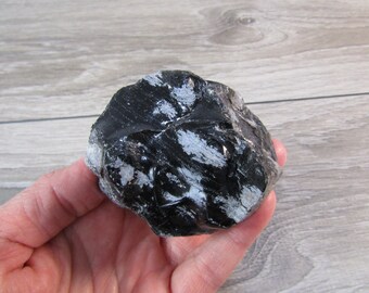 Snowflake Obsidian Utah Raw Stone U171