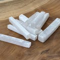 Selenite Wand 3.75" Raw Stick Wand