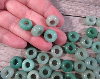 Aventurine Pi Stone 14 mm Donut J90