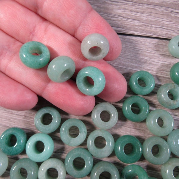 Aventurine Pi Stone 14 mm Donut J90